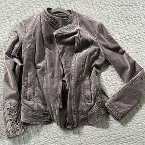 BNCI by Blanc Noir Faux Suede Moto Jacket